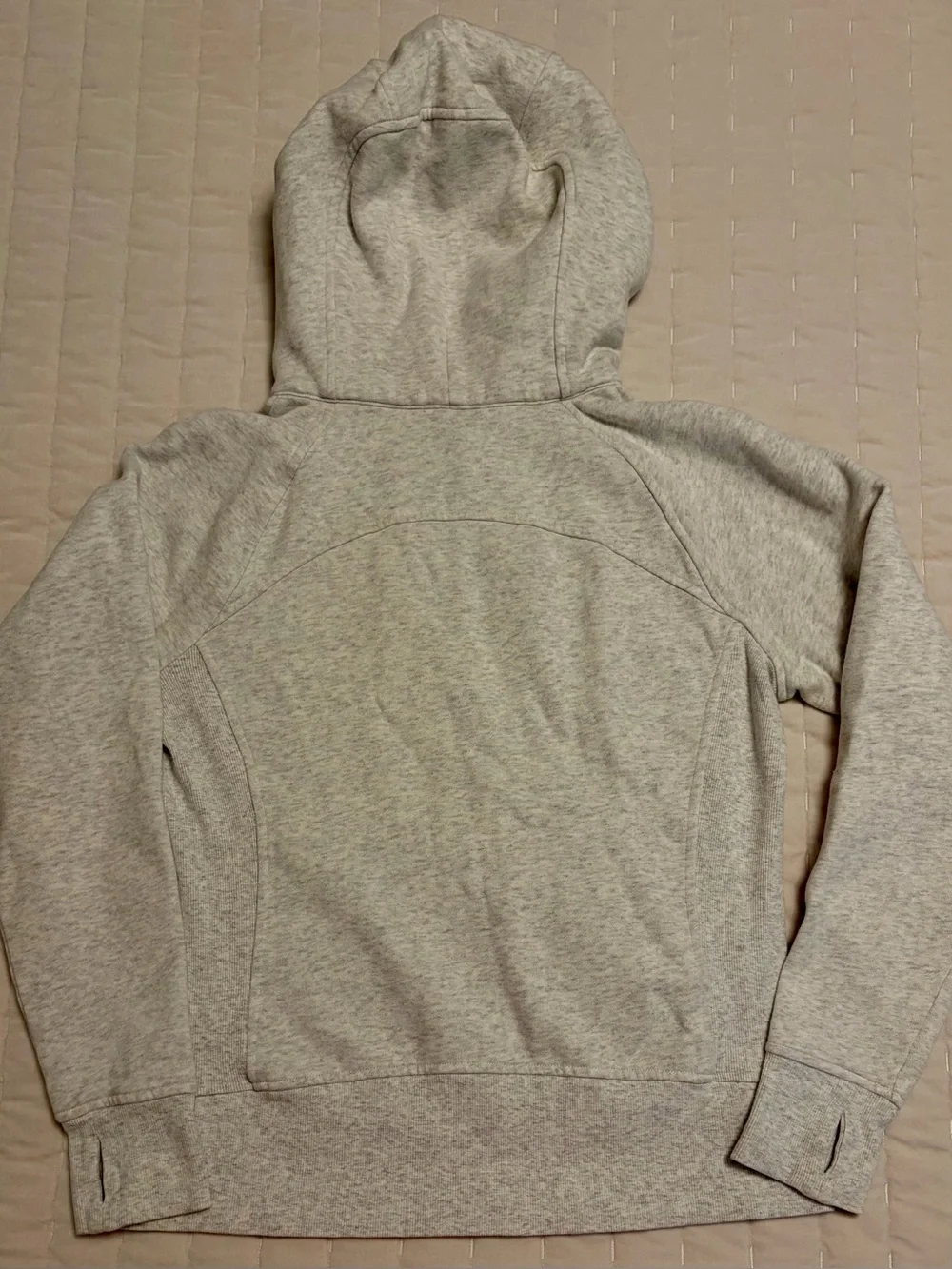 Lululemon Scuba Hoodie IV Full Zip Classic Fleece Heathered Core Ultra Light Gre